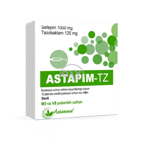 product-Астапим-TZ, 1000 мг/125 мг, флакон №1